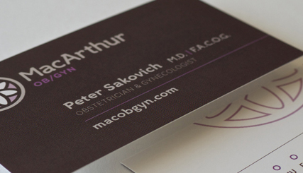 MacArthur Medical Center | Business Cards