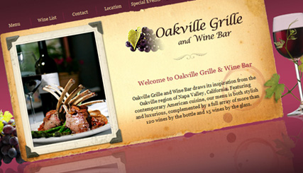 Oakville Grille Wine Bar | Restaurant Website