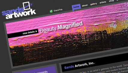 Sands Artwork | Fine Art Gallery Website