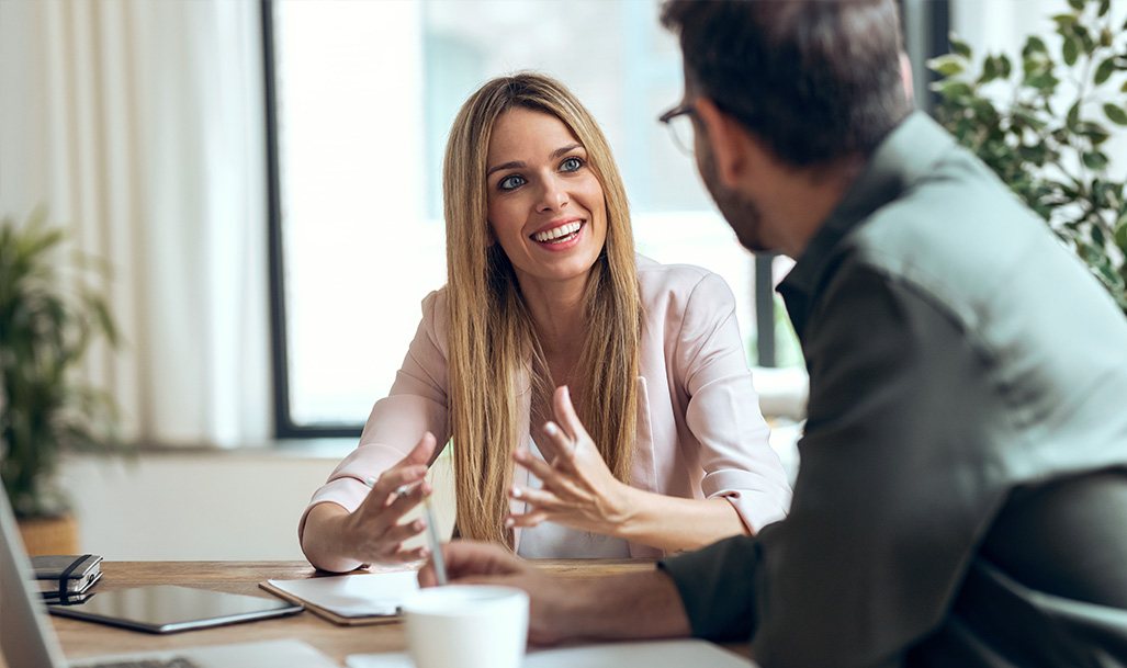 My Chief Marketing Officer Fractional CMO Providing Guidance to Woman CEO