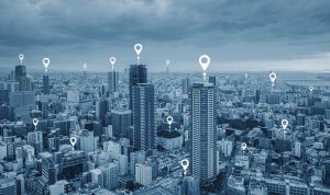 Image depicting CMO locations within a city scape